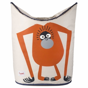 3 Sprouts Laundry Hamper - Orangutan