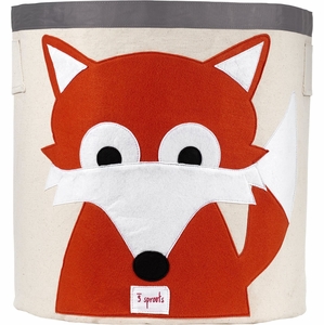 3 Sprouts Storage Bin - Fox Orange