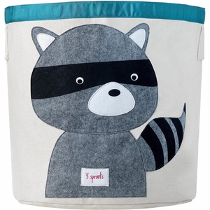 3 Sprouts Storage Bin - Raccoon Grey