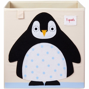 3 Sprouts Storage Box - Penguin