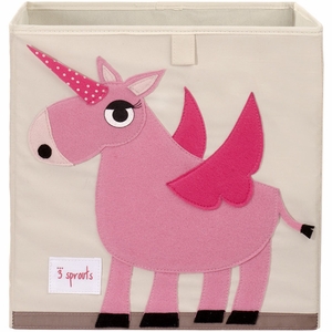 3 Sprouts Storage Box - Unicorn