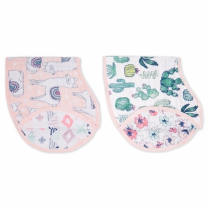 Aden + Anais Burpy Bibs, 2 Pack - Trail Blooms