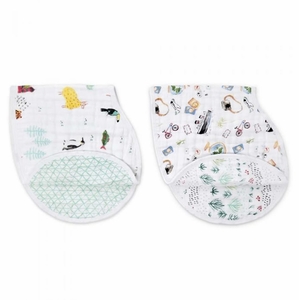 Aden + Anais Classic Burpy Bibs, 2 Pack - Around the World