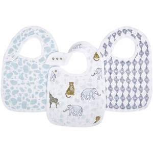 Aden + Anais Snap Bibs, 3 Pack - Jungle