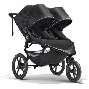 Baby Jogger Summit X3 Double Jogging Stroller - Midnight Black