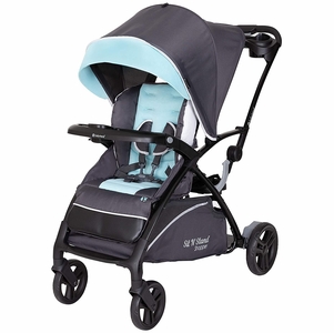 Baby Trend Sit N Stand 5-in-1 Shopper Double Stroller - Blue Mist