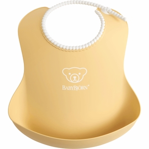 BabyBjorn Baby Bib, Powder Yellow