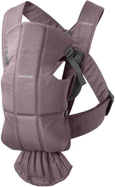 BabyBjorn Baby Carrier Mini Cotton, Dark Purple