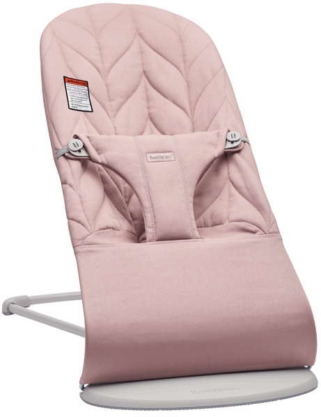 BabyBjörn Bouncer Bliss, Light Gray Frame Petal Pink