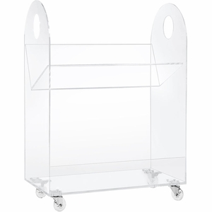 BabyLetto Presto Acrylic Bookcase & Cart