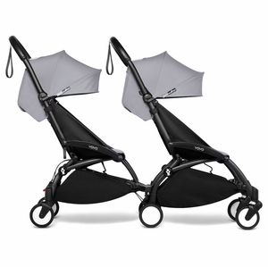 Babyzen YOYO Connect Double Stroller 6+ / 6+ Bundle - Black / Stone