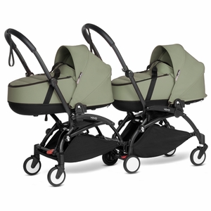 Babyzen YOYO Connect Double Stroller Bassinet / Bassinet Bundle - Black / Olive