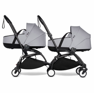 Babyzen YOYO Connect Double Stroller Bassinet / Bassinet Bundle - Black / Stone