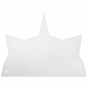 BamBamBoom Non-Slip Silicone Placemat - Unicorn-Cat White