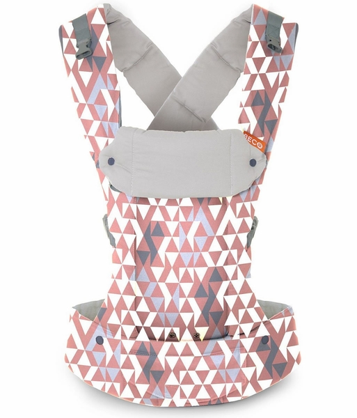 Beco Baby Gemini Baby Carrier - Geo Dusty Pink