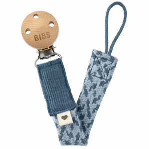 BIBS Pacifier Clip - Petrol/Baby Blue