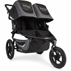 BOB Revolution Flex 3.0 Duallie Double Jogging Stroller - Graphite Black