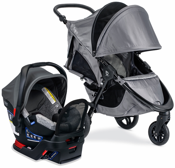 Britax B-Free Sport & B-Safe Gen2 FlexFit+ Travel System - Asher