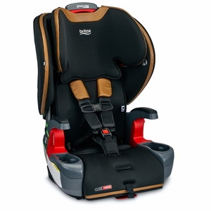 Britax Grow With You ClickTight Harness Booster Car Seat - Ace Black (SafeWash + StayClean)