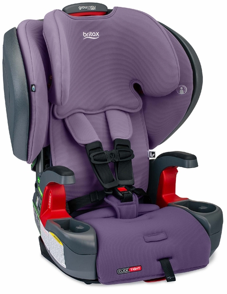 Britax Grow With You ClickTight Plus Harness Booster Car Seat - Purple Ombre