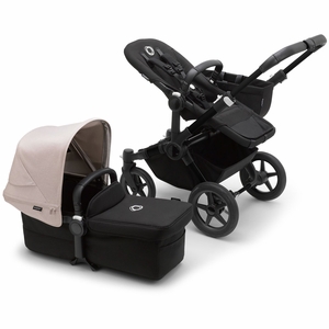 Bugaboo Donkey 5 Mono Complete Single-to-Double Stroller - Black / Midnight Black / Misty White