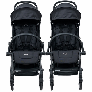 Bumprider Connect 3 Double Stroller Bundle - Black / Black