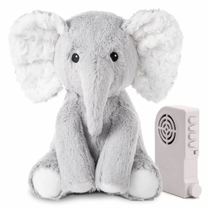 Cloud b Elliot Elephant White Noise Plush