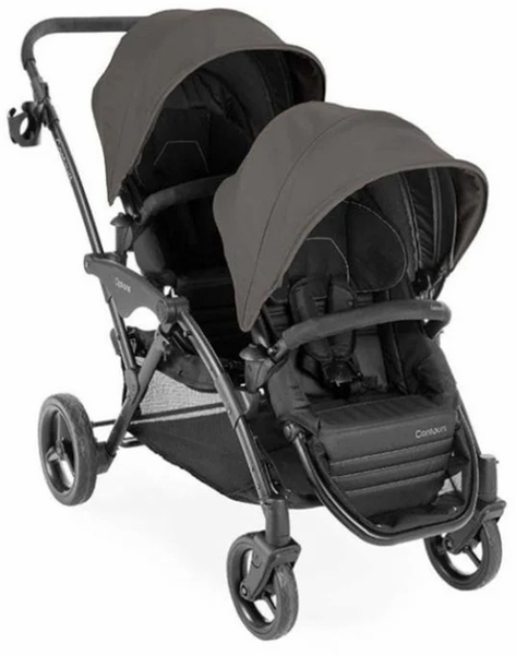 Contours Options V2 Double Stroller - Greige