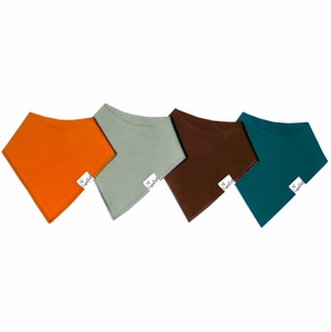 Copper Pearl Baby Bandana Bibs, 4 Pack - Blaze