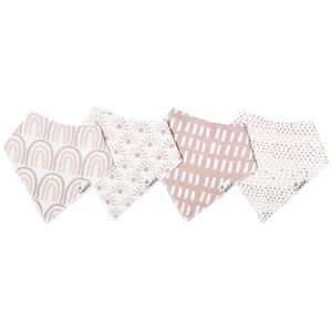 Copper Pearl Baby Bandana Bibs, 4 Pack - Bliss