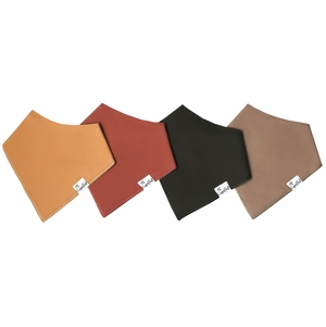 Copper Pearl Baby Bandana Bibs, 4 Pack - Dune