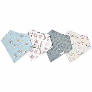 Copper Pearl Baby Bandana Bibs, 4 Pack - Neil