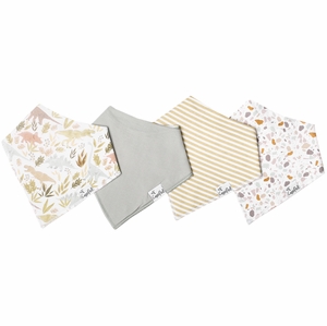 Copper Pearl Baby Bandana Bibs, 4 Pack - Rex