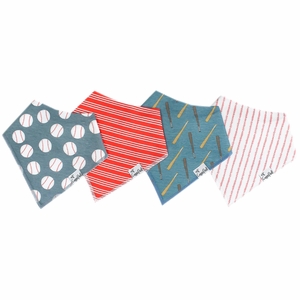 Copper Pearl Baby Bandana Bibs, 4 Pack - Slugger