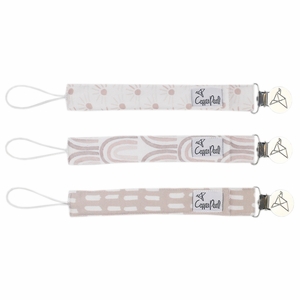 Copper Pearl Binky Clips, 3 Pack - Bliss