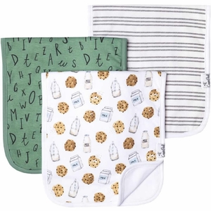 Copper Pearl Premium Burp Cloths, 3 Pack - Chip