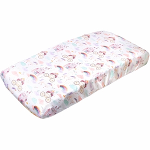 Copper Pearl Premium Knit Diaper Changing Pad Cover - Enchanted