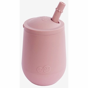 EZPZ Mini Cup Training Cup + Straw Training System - Blush