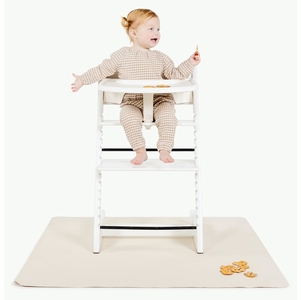 Gathre High Chair Mat, Mini - Ivory