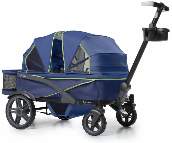 Gladly Family Anthem4 ICS All-Terrain (4 Seater) Stroller Wagon - Neon Indigo