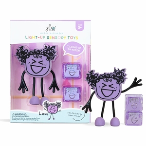 Glo Pals Light Up Sensory Bath Toy - Lumi (Purple)