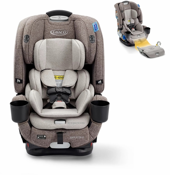 Graco 4Ever DLX Grad 5-in-1 Slim Convertible Car Seat - Hancock