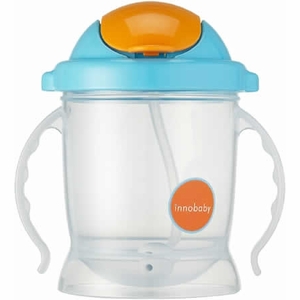 Innobaby Sippin' Smart EZ Flow Straw Sippy - Blue