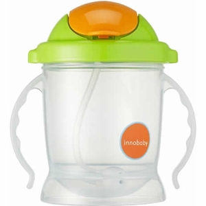 Innobaby Sippin' Smart EZ Flow Straw Sippy - Green