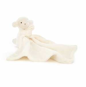 Jellycat Bashful Lamb Soother, 13"