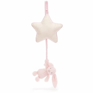 Jellycat Bashful Pink Bunny Musical Pull