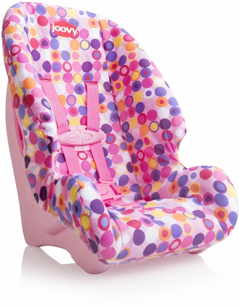 Joovy Toy Booster Car Seat - Pink Dot