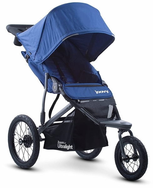 Joovy Zoom360 Ultralight Lightweight Performance Jogging Single Stroller - Blueberry