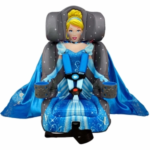 KidsEmbrace 2-in-1 Harness Booster Car Seat - Cinderella Platinum