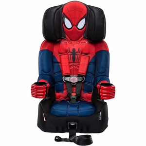 KidsEmbrace 2-in-1 Harness Booster Car Seat - Ultimate Spider-Man, Black